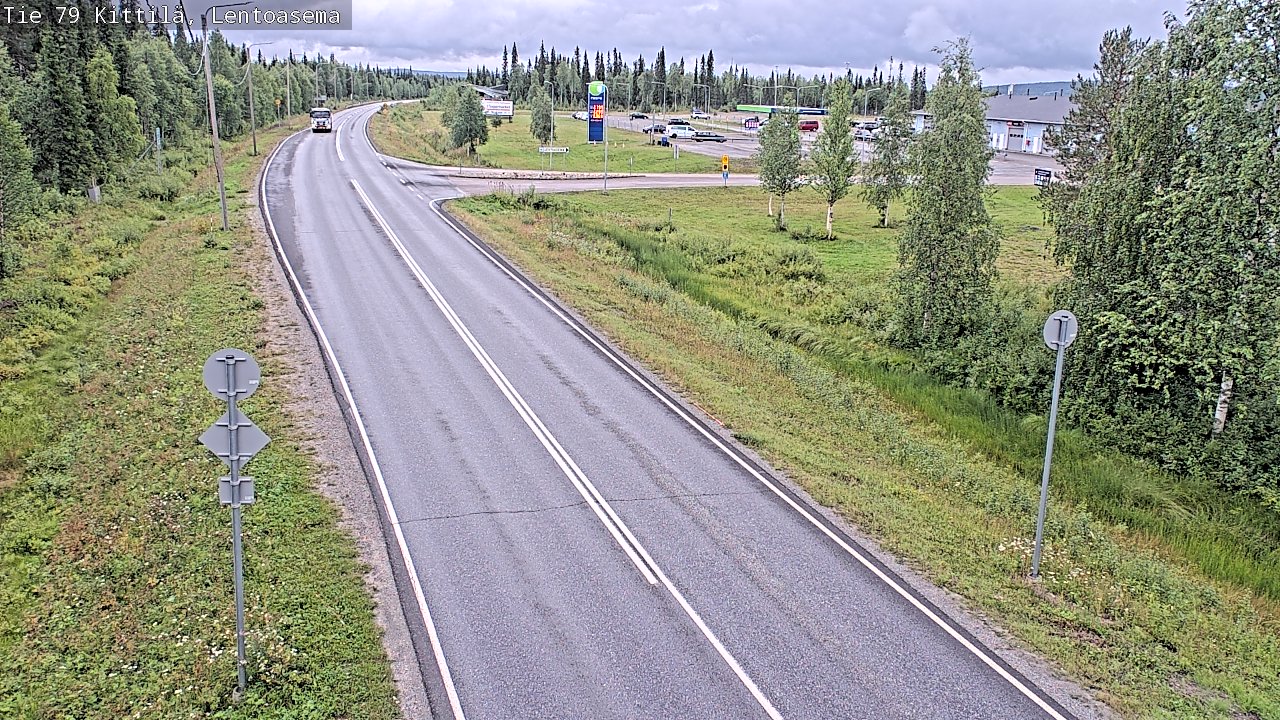 Kelikamerat Kuva Tie 79 Kittilä, Lentoasema, Kittilä, Lappi