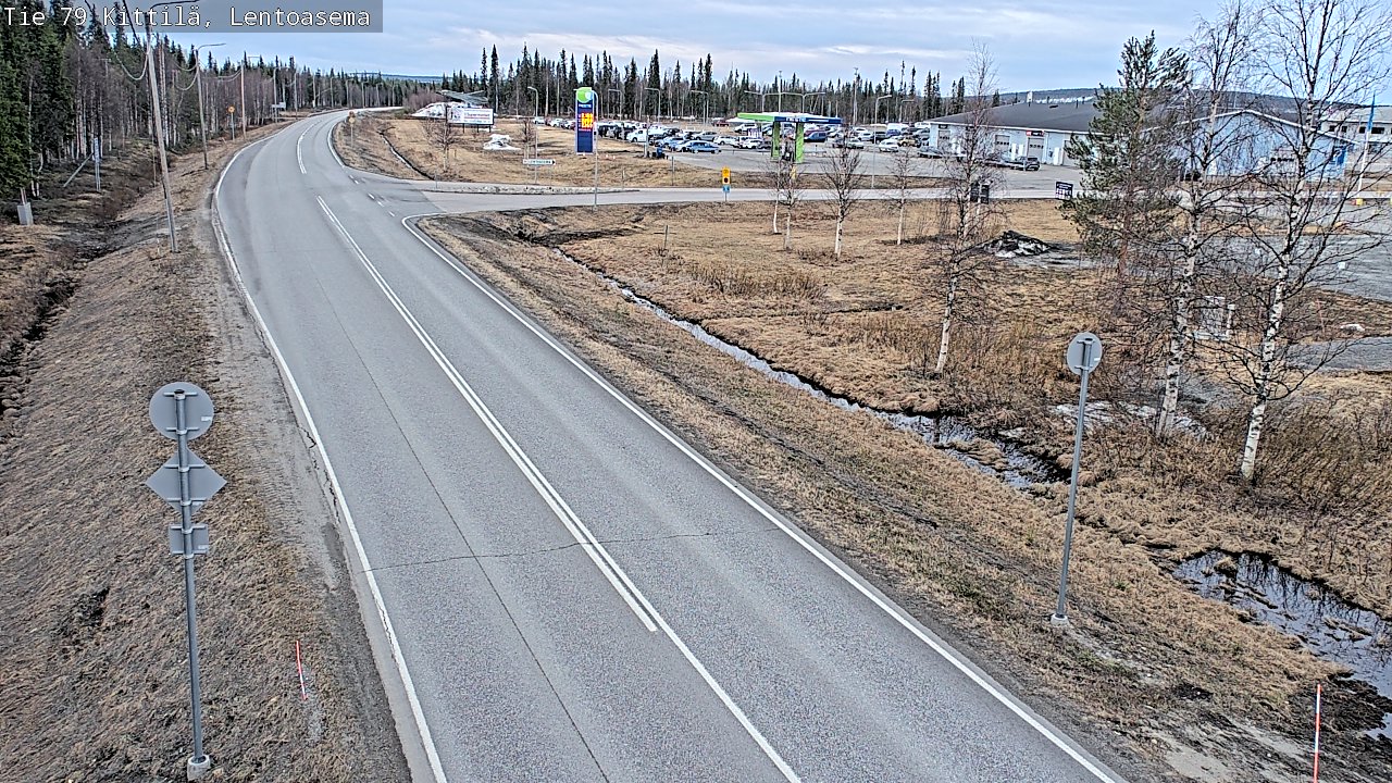 Kelikamerat Kuva Tie 79 Kittilä, Lentoasema, Kittilä, Lappi