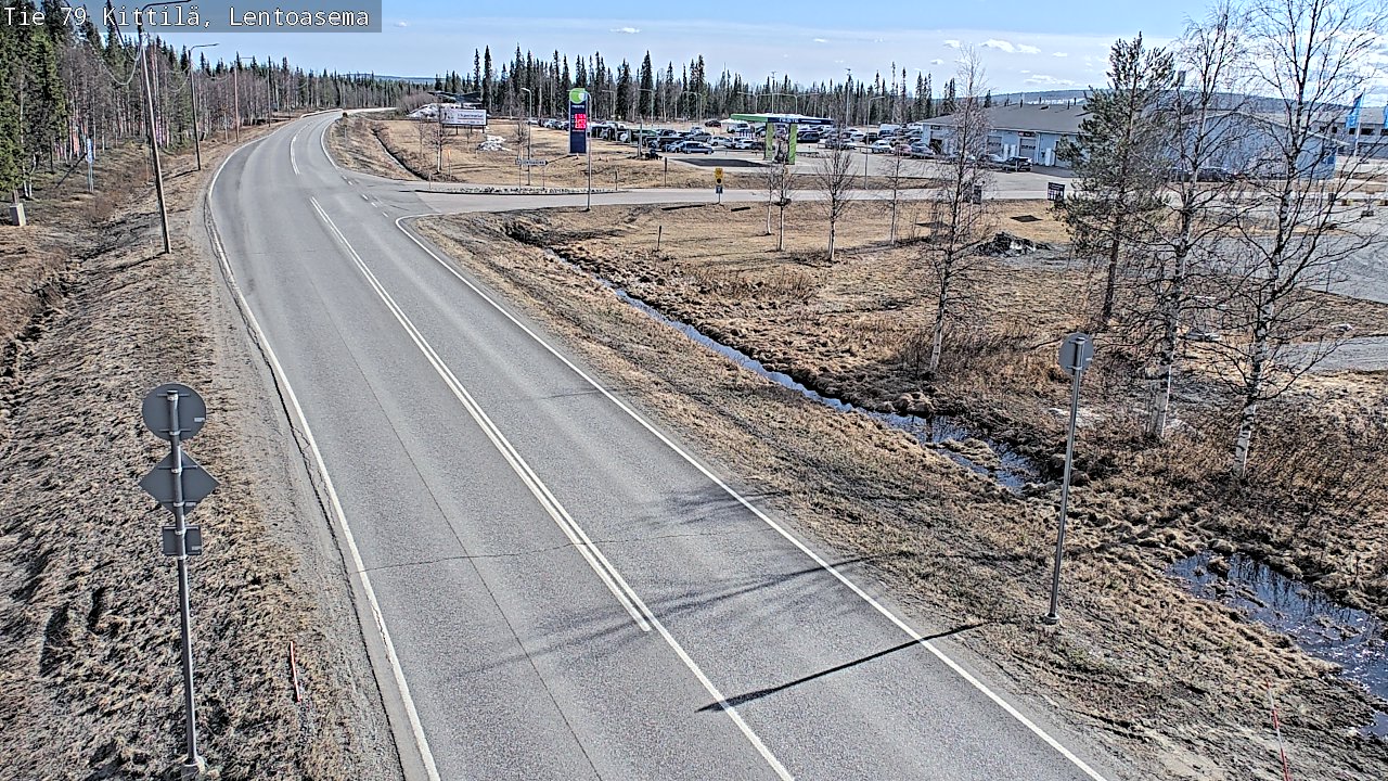 Kelikamerat Kuva Tie 79 Kittilä, Lentoasema, Kittilä, Lappi