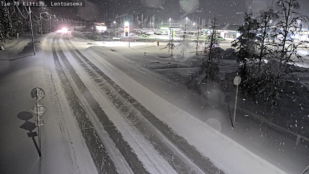 Weather Camera Image Road 79 Kittilä, Lentoasema, Kittilä, Lappi