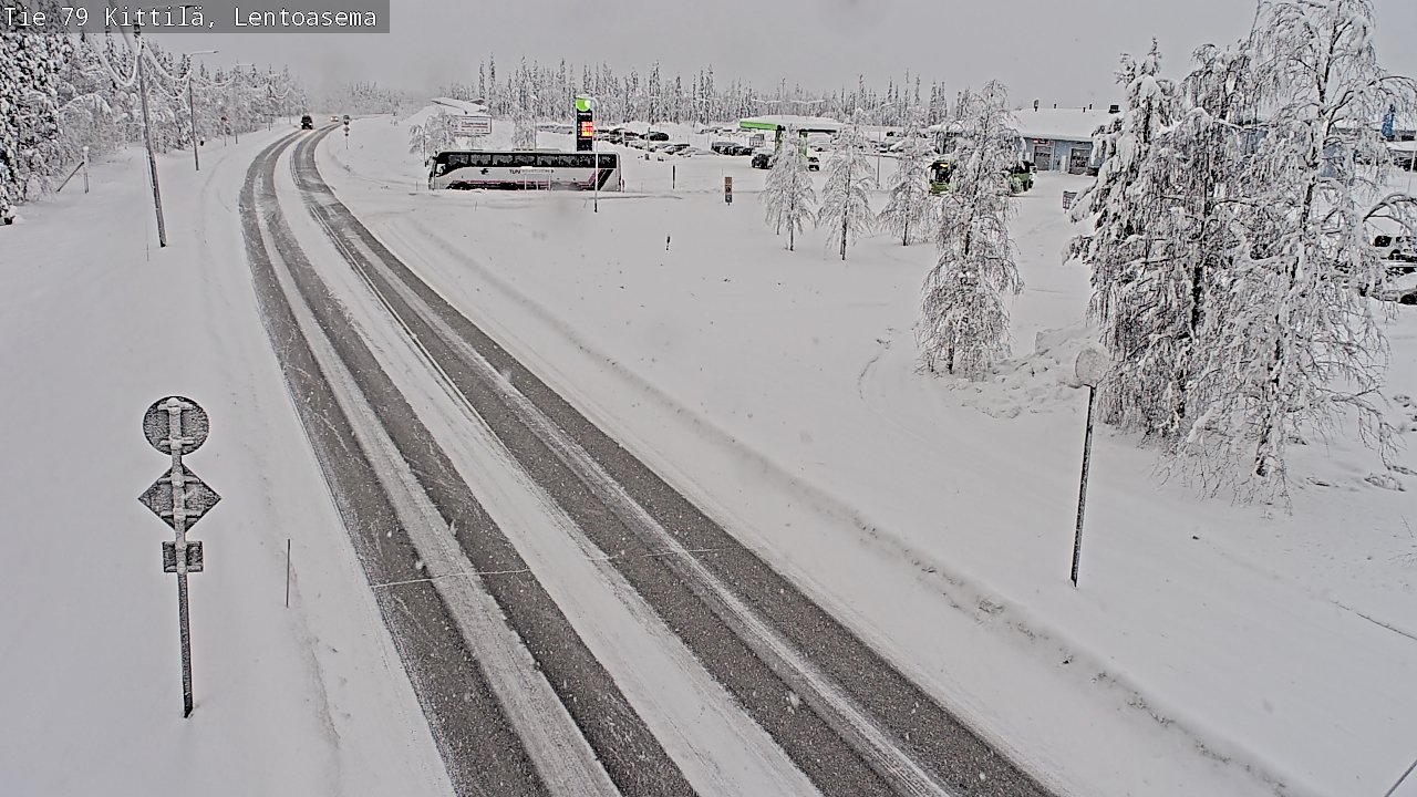 Weather Camera Image Road 79 Kittilä, Lentoasema, Kittilä, Lappi