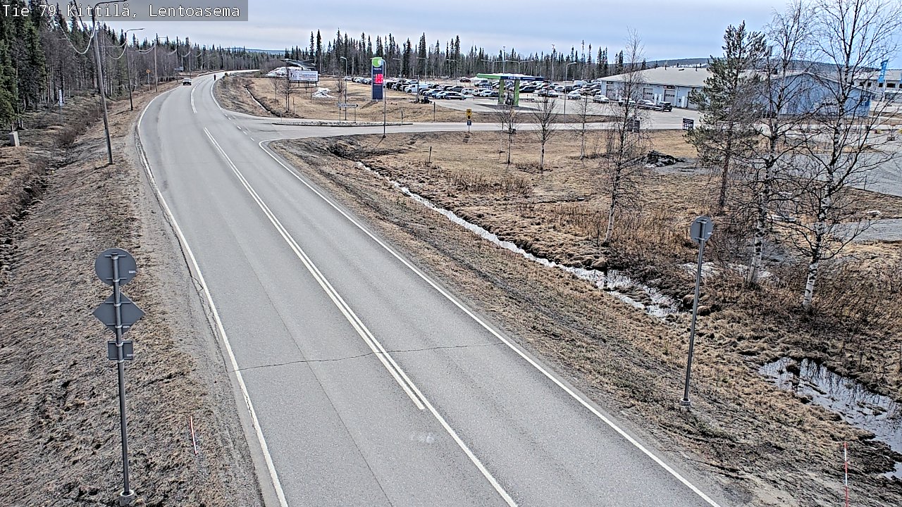 Kelikamerat Kuva Tie 79 Kittilä, Lentoasema, Kittilä, Lappi