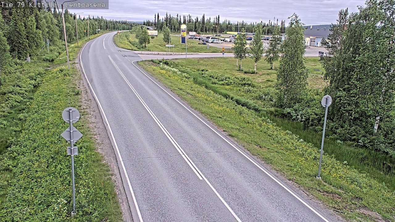 Kelikamerat Kuva Tie 79 Kittilä, Lentoasema, Kittilä, Lappi
