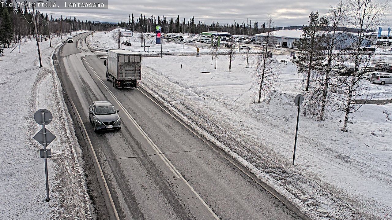 Kelikamerat Kuva Tie 79 Kittilä, Lentoasema, Kittilä, Lappi
