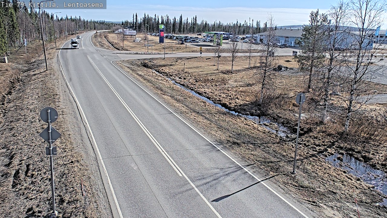 Kelikamerat Kuva Tie 79 Kittilä, Lentoasema, Kittilä, Lappi