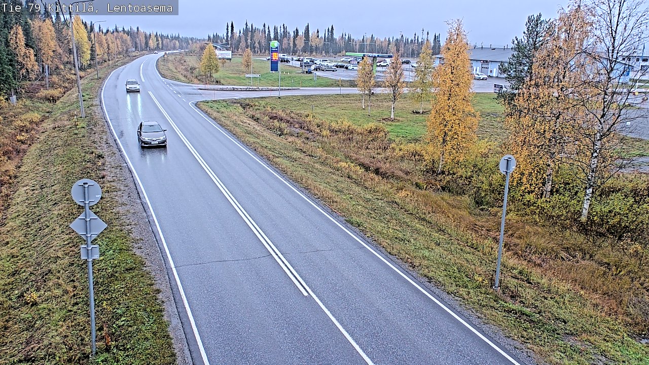 Kelikamerat Kuva Tie 79 Kittilä, Lentoasema, Kittilä, Lappi