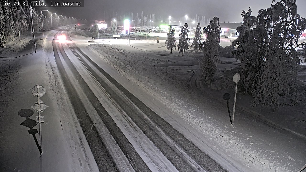 Kelikamerat Kuva Tie 79 Kittilä, Lentoasema, Kittilä, Lappi