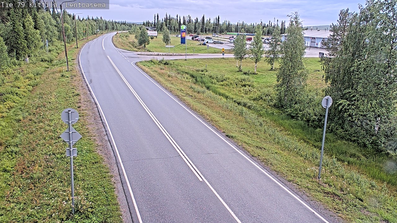 Kelikamerat Kuva Tie 79 Kittilä, Lentoasema, Kittilä, Lappi