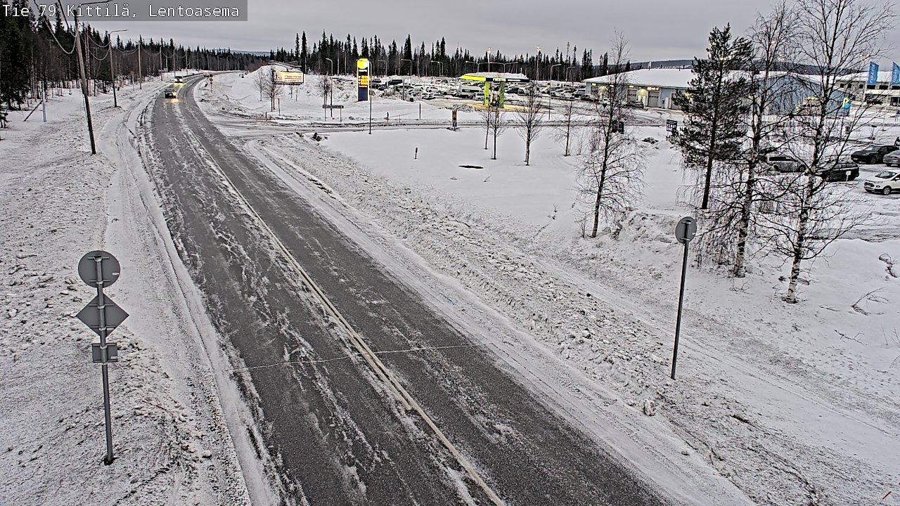 Kelikamerat Kuva Tie 79 Kittilä, Lentoasema, Kittilä, Lappi