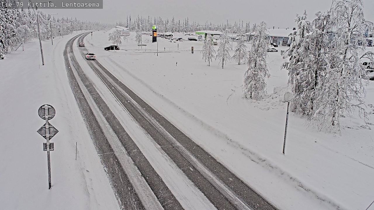 Weather Camera Image Road 79 Kittilä, Lentoasema, Kittilä, Lappi