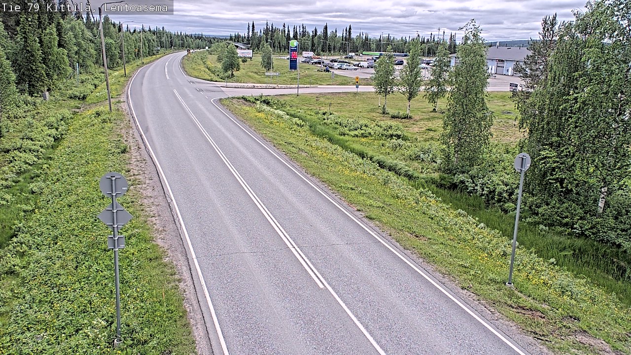 Kelikamerat Kuva Tie 79 Kittilä, Lentoasema, Kittilä, Lappi