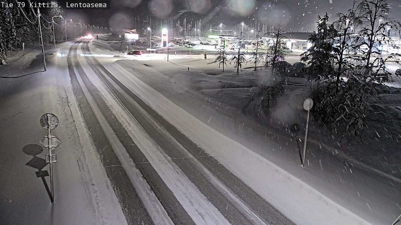 Weather Camera Image Road 79 Kittilä, Lentoasema, Kittilä, Lappi
