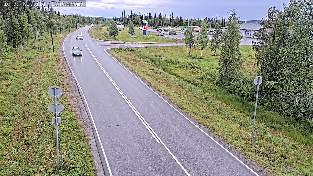 Kelikamerat Kuva Tie 79 Kittilä, Lentoasema, Kittilä, Lappi