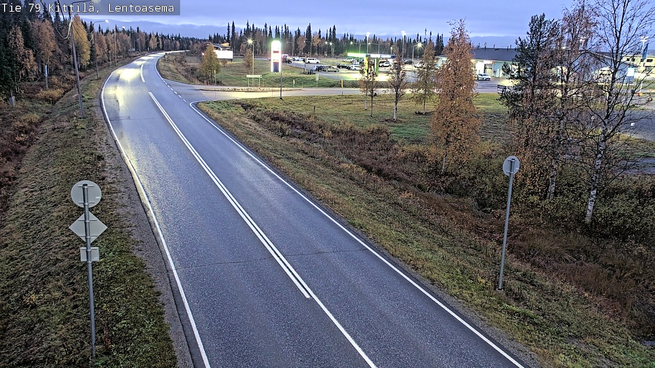 Kelikamerat Kuva Tie 79 Kittilä, Lentoasema, Kittilä, Lappi
