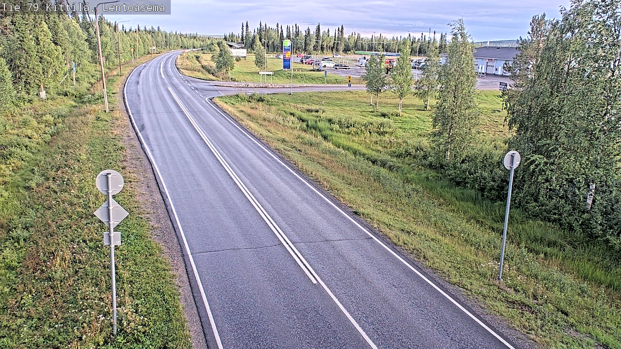 Kelikamerat Kuva Tie 79 Kittilä, Lentoasema, Kittilä, Lappi