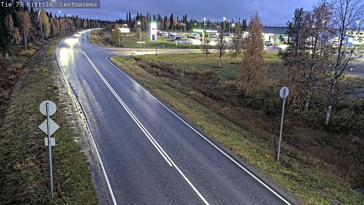 Kelikamerat Kuva Tie 79 Kittilä, Lentoasema, Kittilä, Lappi