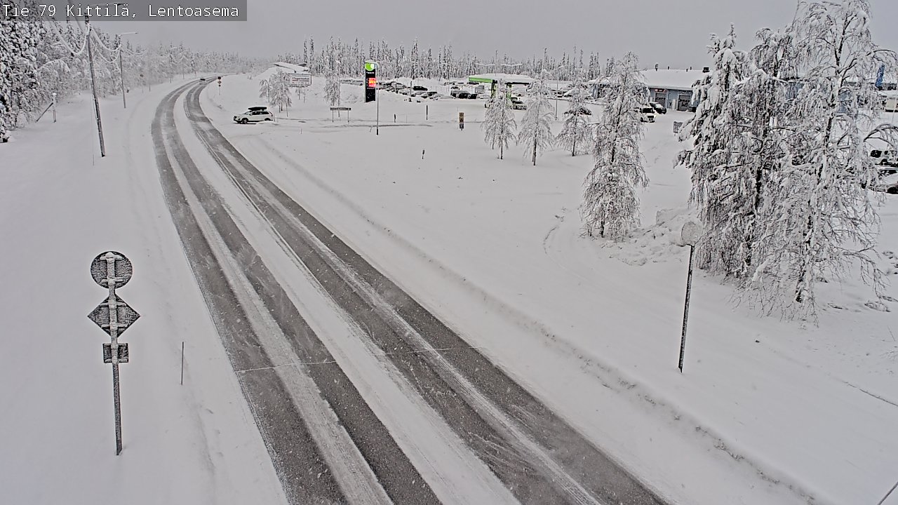 Weather Camera Image Road 79 Kittilä, Lentoasema, Kittilä, Lappi