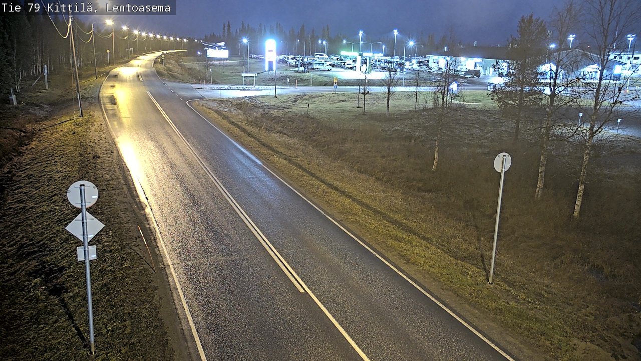 Weather Camera Image Road 79 Kittilä, Lentoasema, Kittilä, Lappi