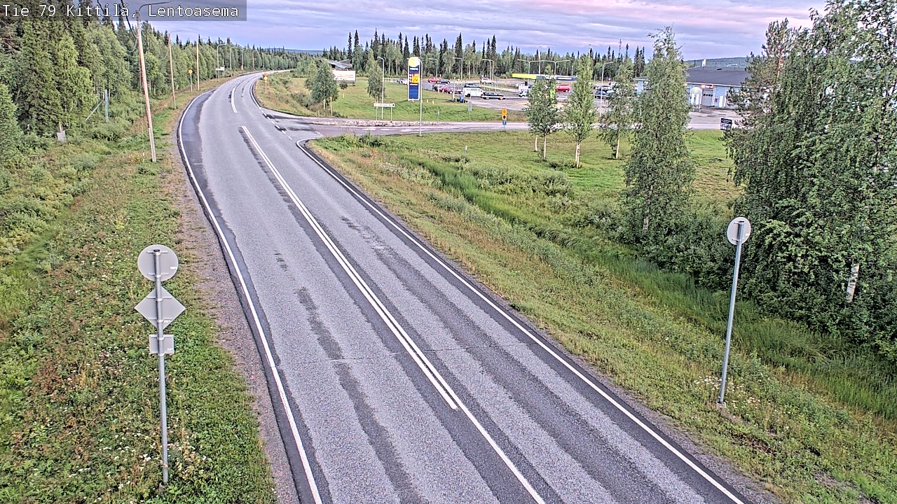 Kelikamerat Kuva Tie 79 Kittilä, Lentoasema, Kittilä, Lappi