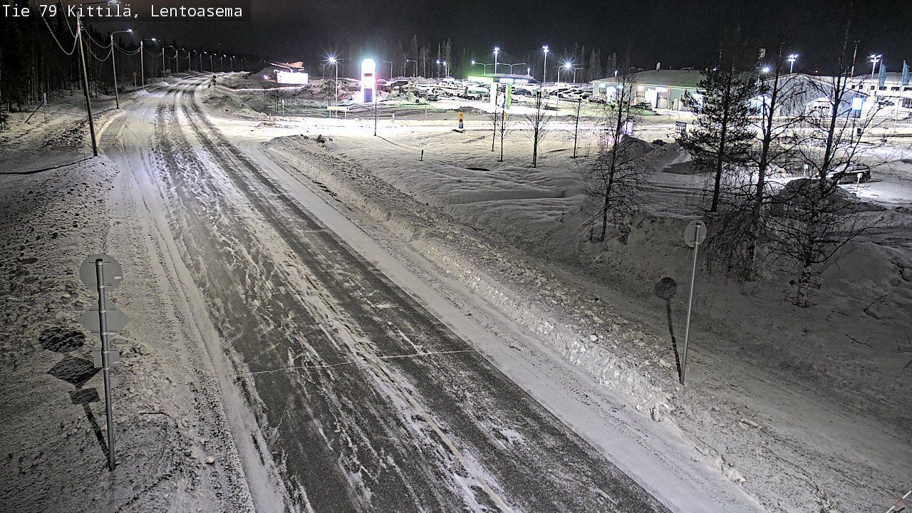 Kelikamerat Kuva Tie 79 Kittilä, Lentoasema, Kittilä, Lappi