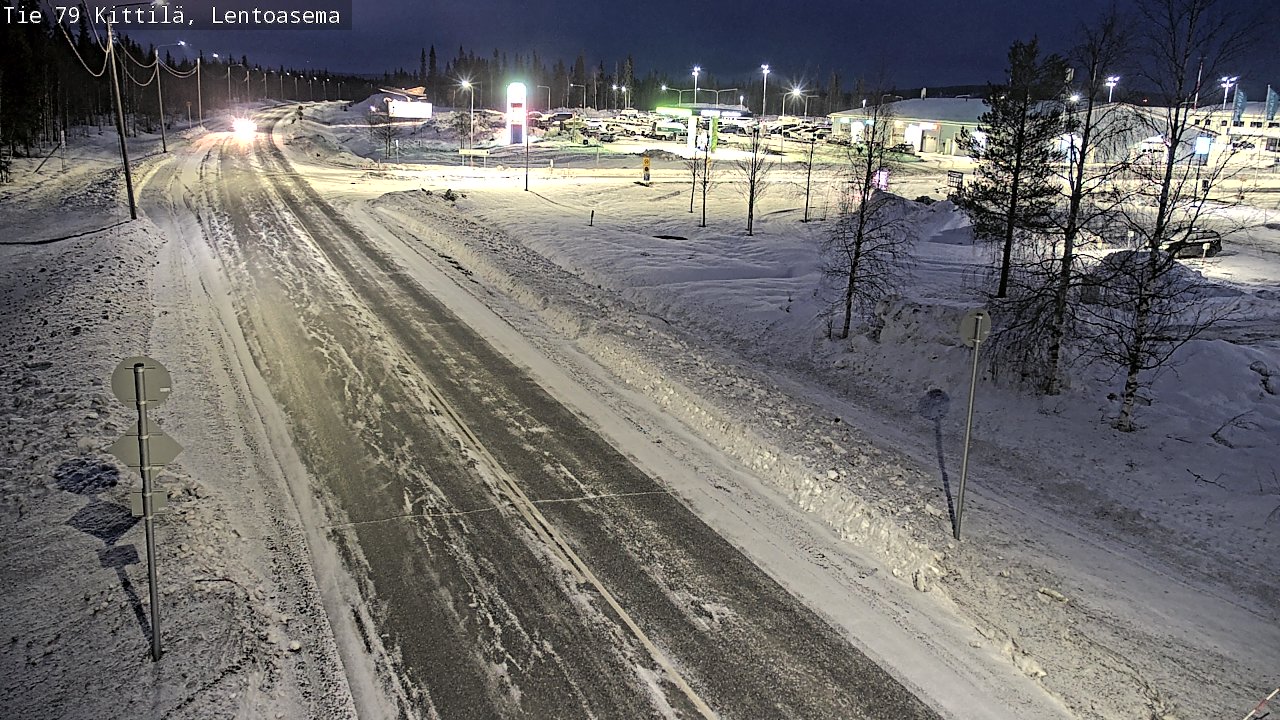 Kelikamerat Kuva Tie 79 Kittilä, Lentoasema, Kittilä, Lappi