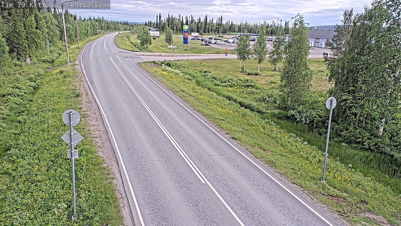 Kelikamerat Kuva Tie 79 Kittilä, Lentoasema, Kittilä, Lappi