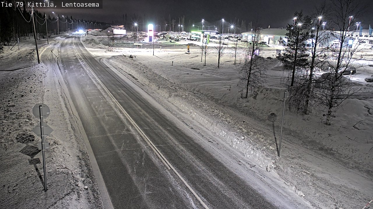 Kelikamerat Kuva Tie 79 Kittilä, Lentoasema, Kittilä, Lappi