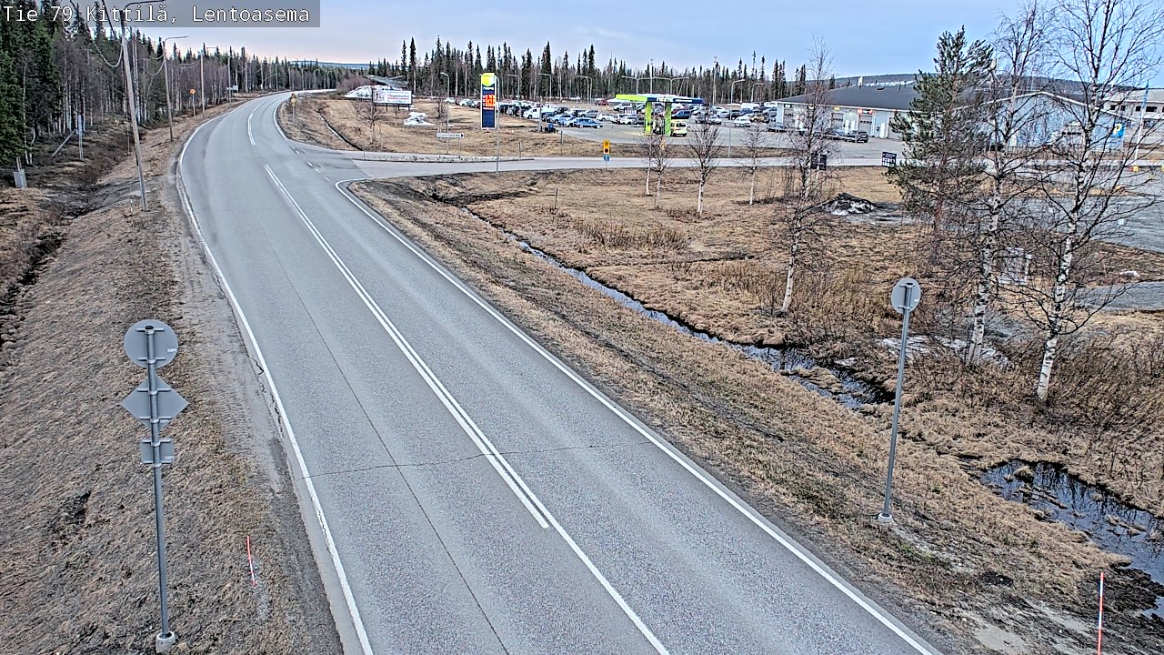 Kelikamerat Kuva Tie 79 Kittilä, Lentoasema, Kittilä, Lappi