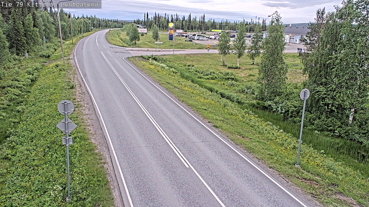 Kelikamerat Kuva Tie 79 Kittilä, Lentoasema, Kittilä, Lappi