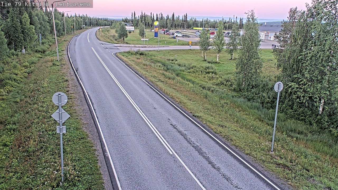 Kelikamerat Kuva Tie 79 Kittilä, Lentoasema, Kittilä, Lappi