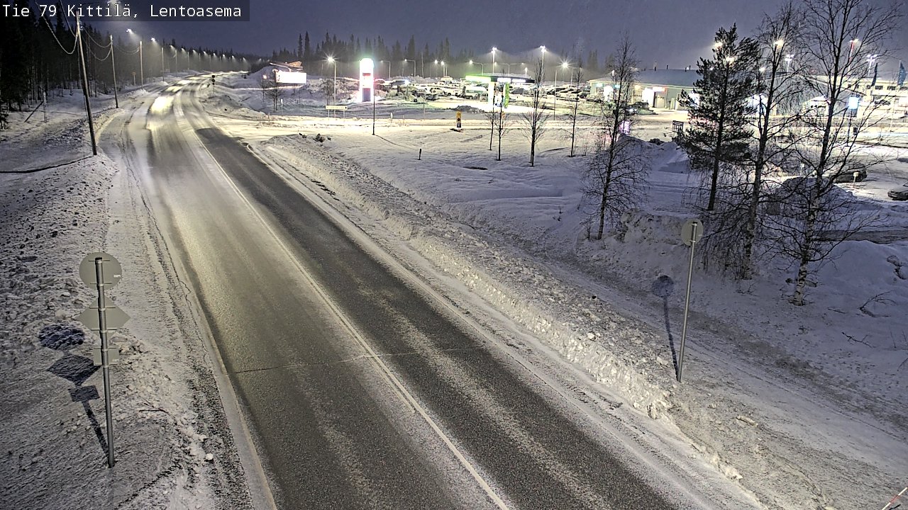 Kelikamerat Kuva Tie 79 Kittilä, Lentoasema, Kittilä, Lappi