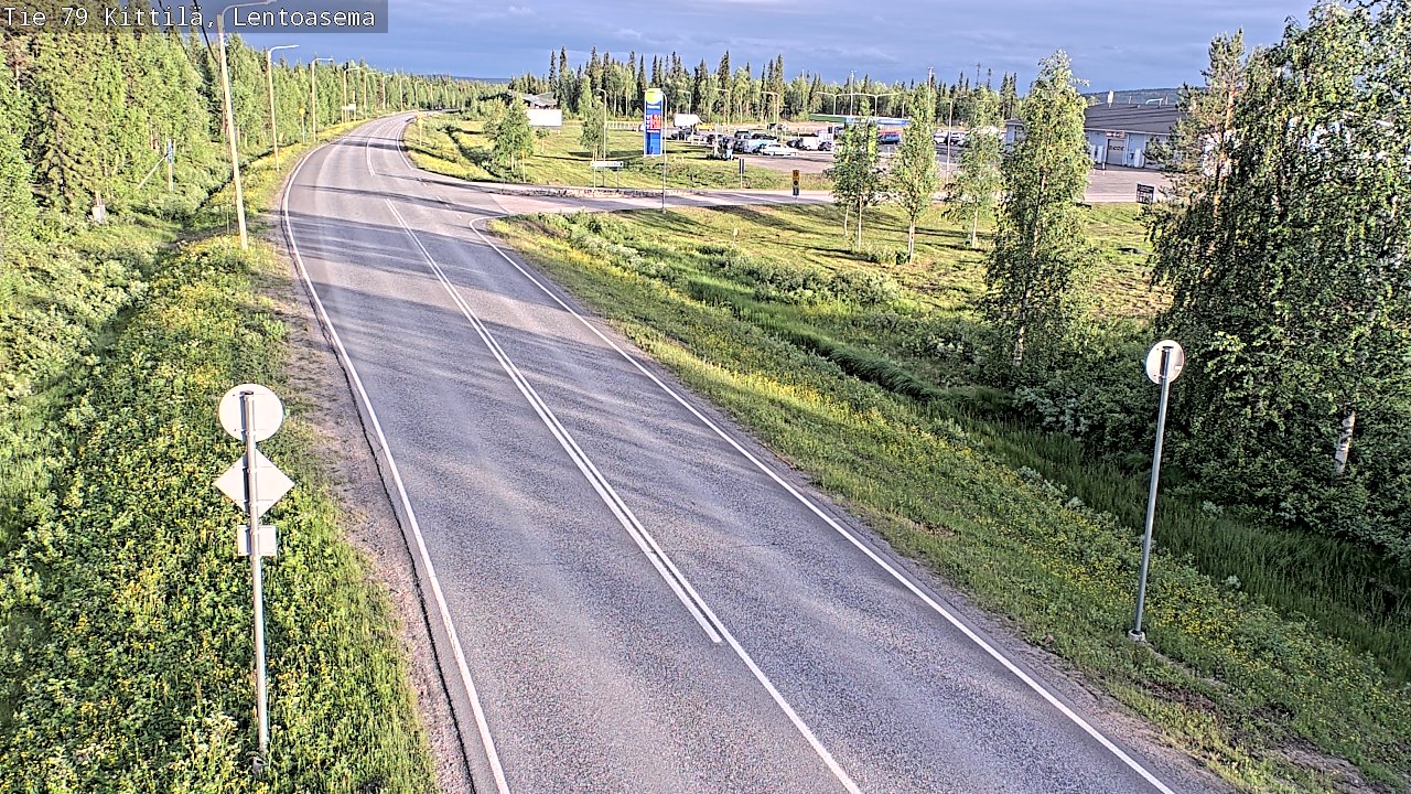 Kelikamerat Kuva Tie 79 Kittilä, Lentoasema, Kittilä, Lappi