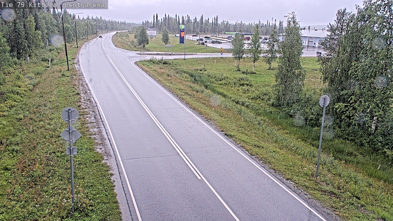 Kelikamerat Kuva Tie 79 Kittilä, Lentoasema, Kittilä, Lappi