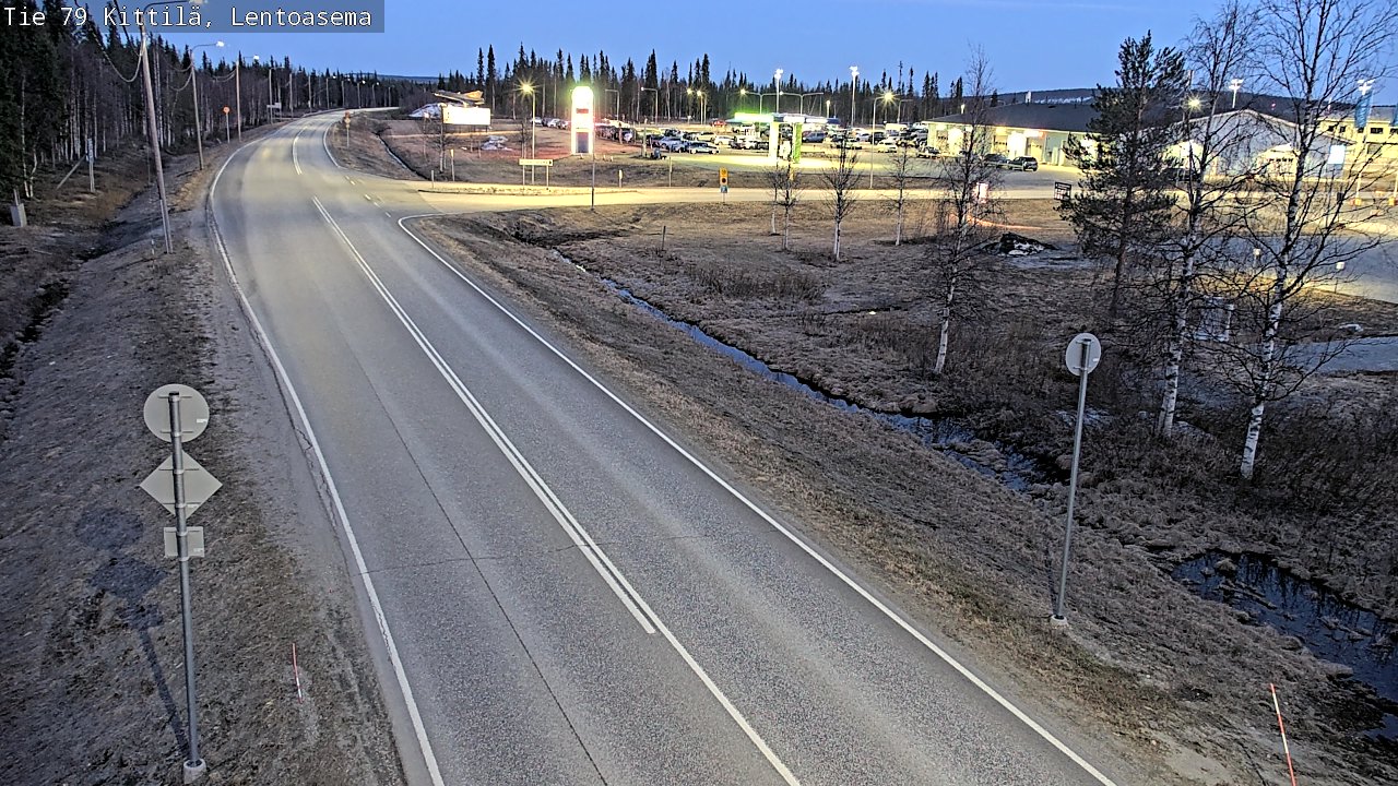 Kelikamerat Kuva Tie 79 Kittilä, Lentoasema, Kittilä, Lappi