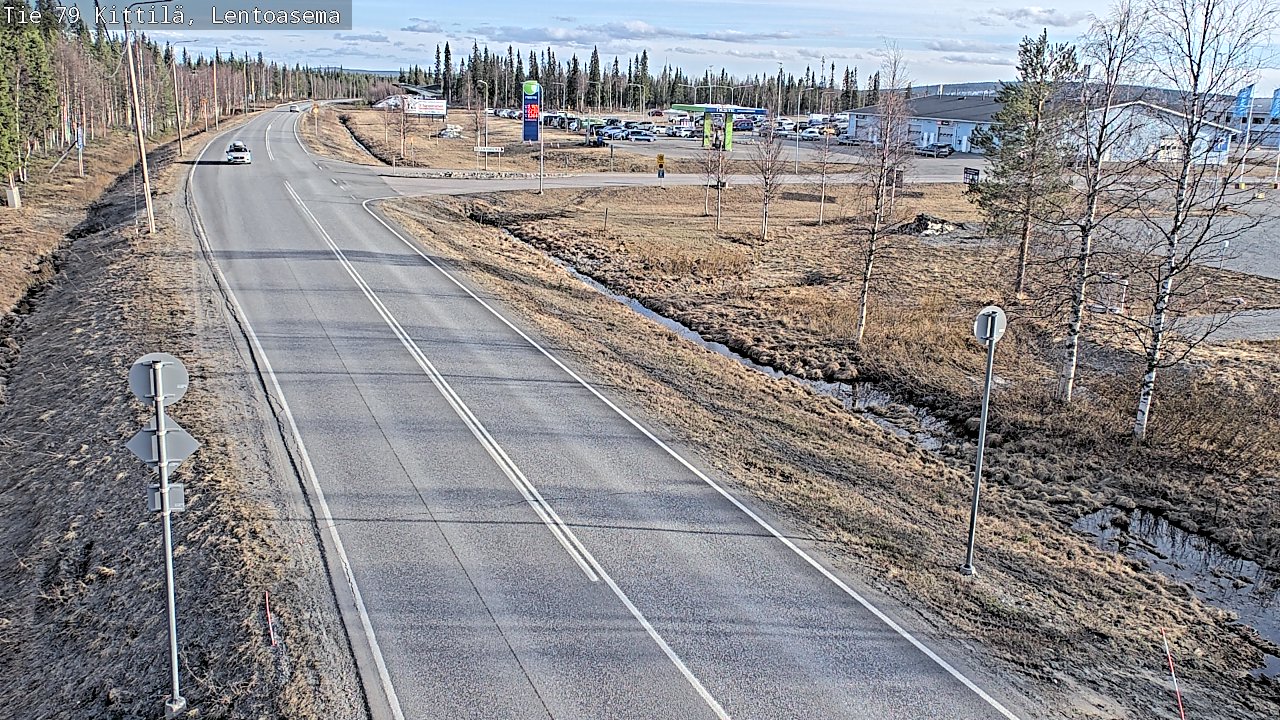 Kelikamerat Kuva Tie 79 Kittilä, Lentoasema, Kittilä, Lappi