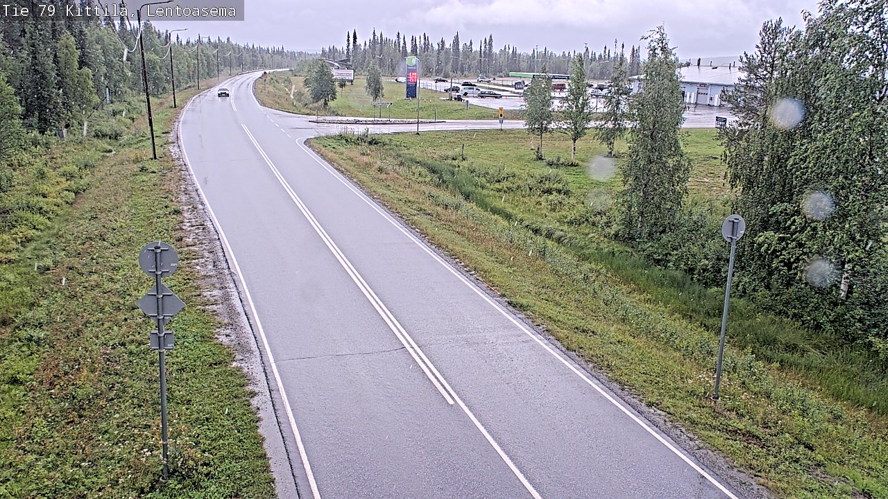 Kelikamerat Kuva Tie 79 Kittilä, Lentoasema, Kittilä, Lappi