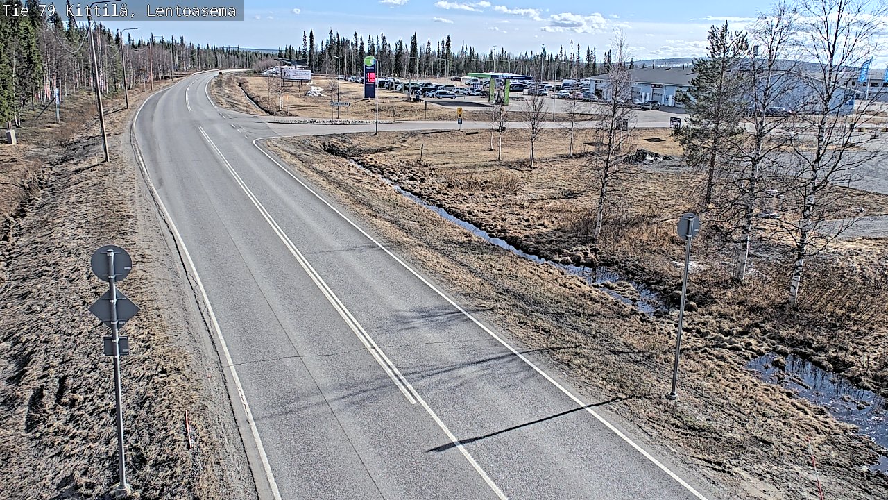 Kelikamerat Kuva Tie 79 Kittilä, Lentoasema, Kittilä, Lappi