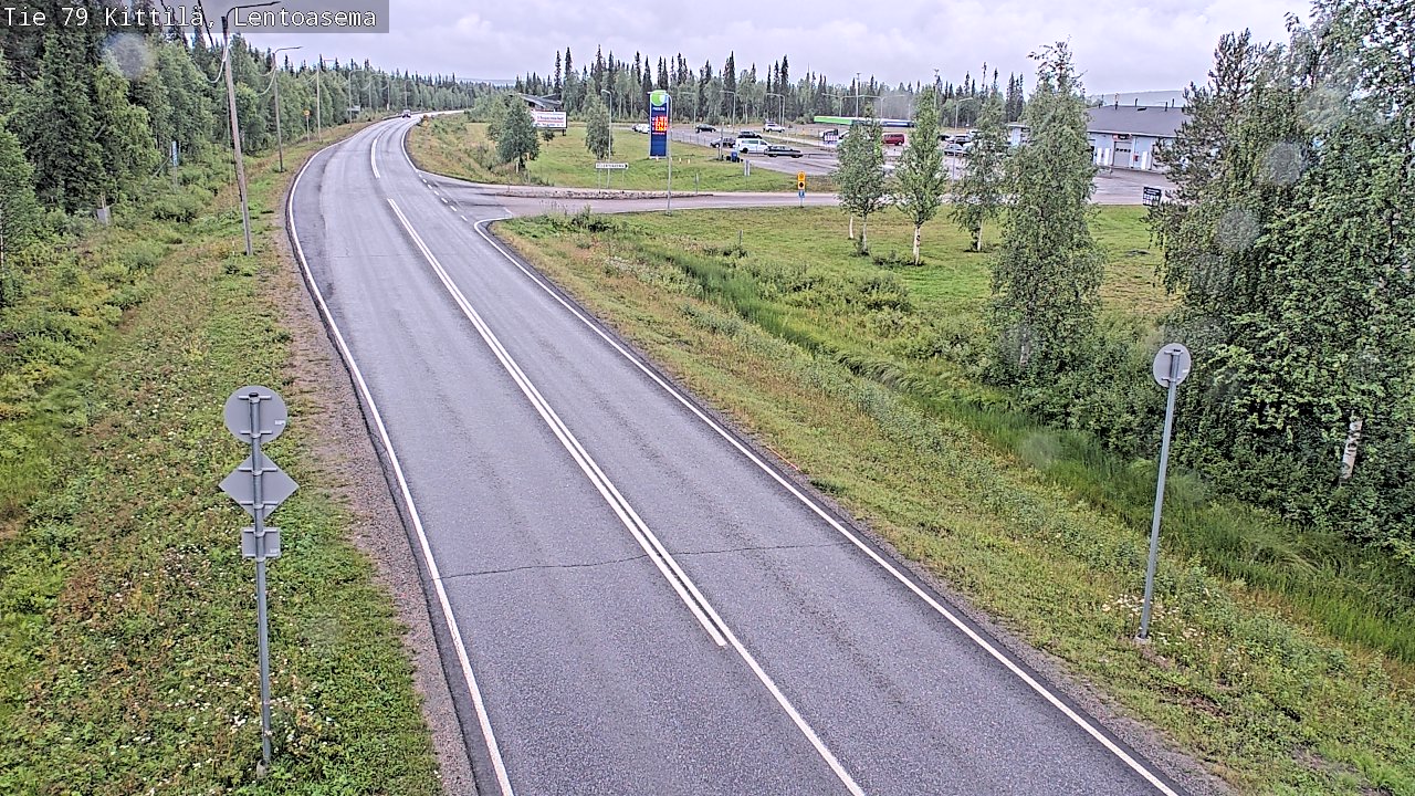Kelikamerat Kuva Tie 79 Kittilä, Lentoasema, Kittilä, Lappi