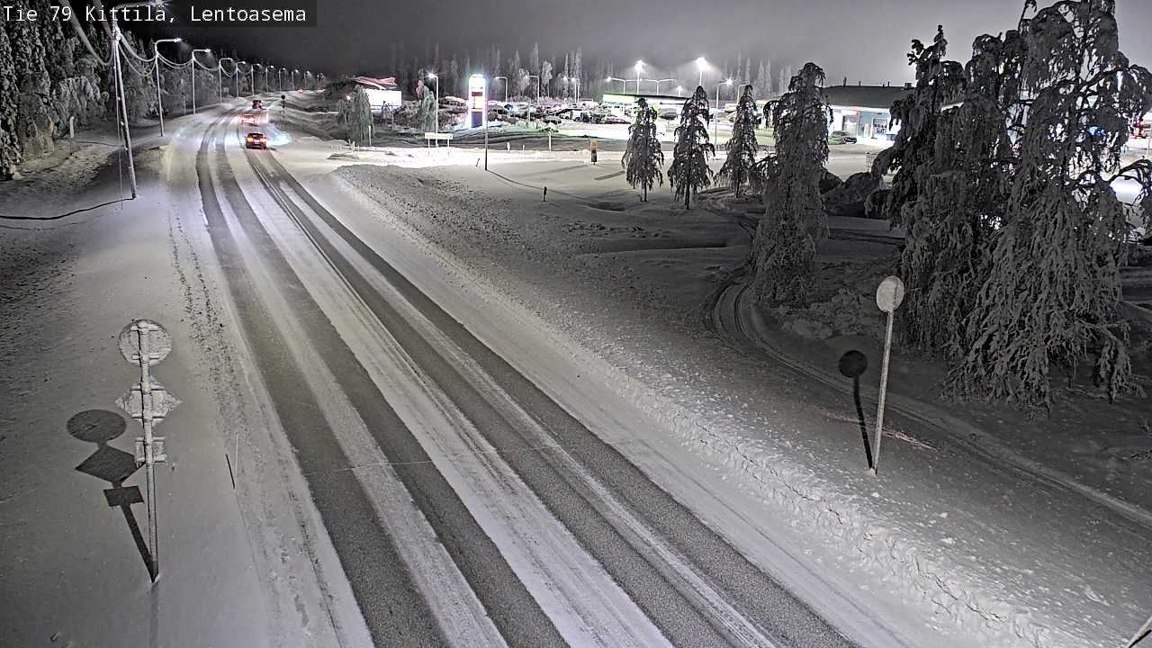 Kelikamerat Kuva Tie 79 Kittilä, Lentoasema, Kittilä, Lappi