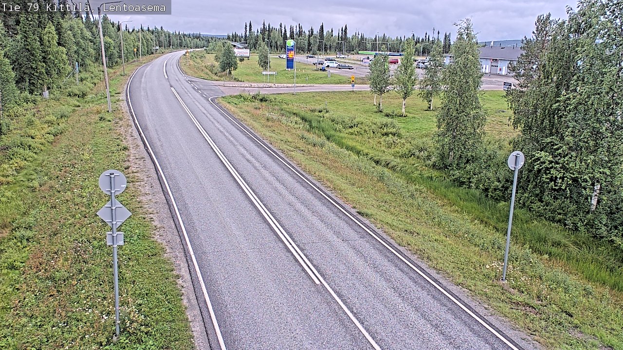 Kelikamerat Kuva Tie 79 Kittilä, Lentoasema, Kittilä, Lappi