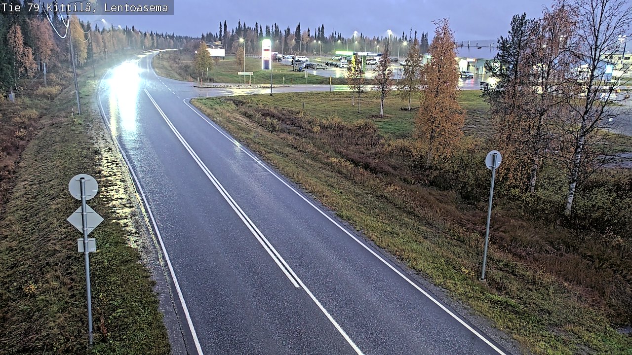 Kelikamerat Kuva Tie 79 Kittilä, Lentoasema, Kittilä, Lappi