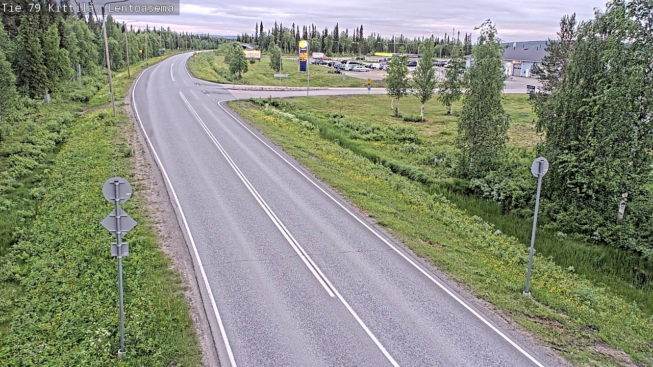 Kelikamerat Kuva Tie 79 Kittilä, Lentoasema, Kittilä, Lappi