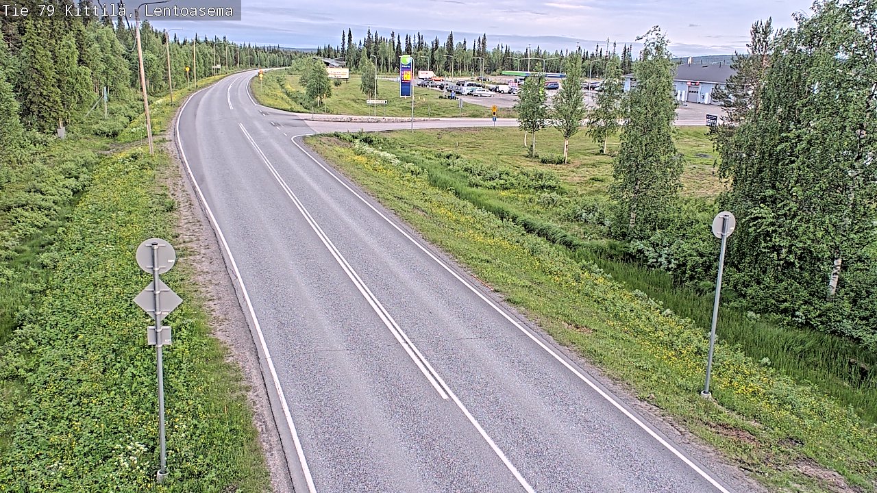 Kelikamerat Kuva Tie 79 Kittilä, Lentoasema, Kittilä, Lappi