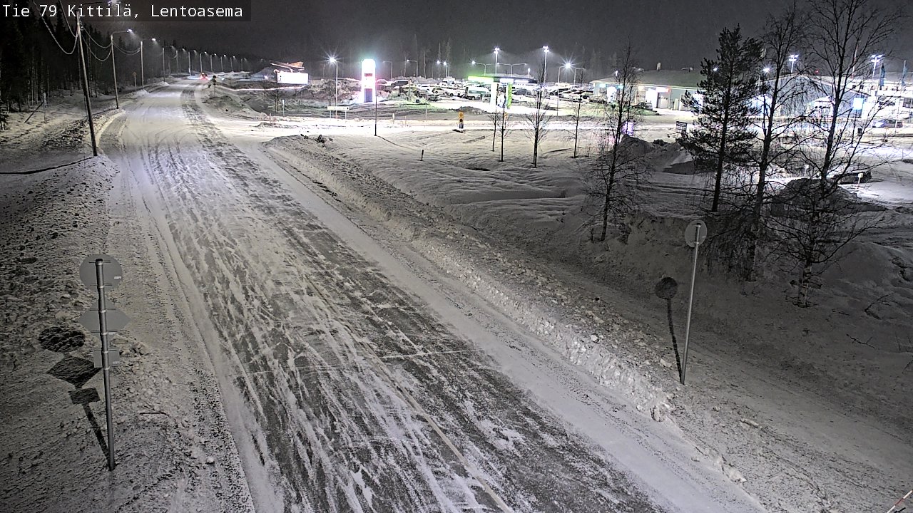 Kelikamerat Kuva Tie 79 Kittilä, Lentoasema, Kittilä, Lappi