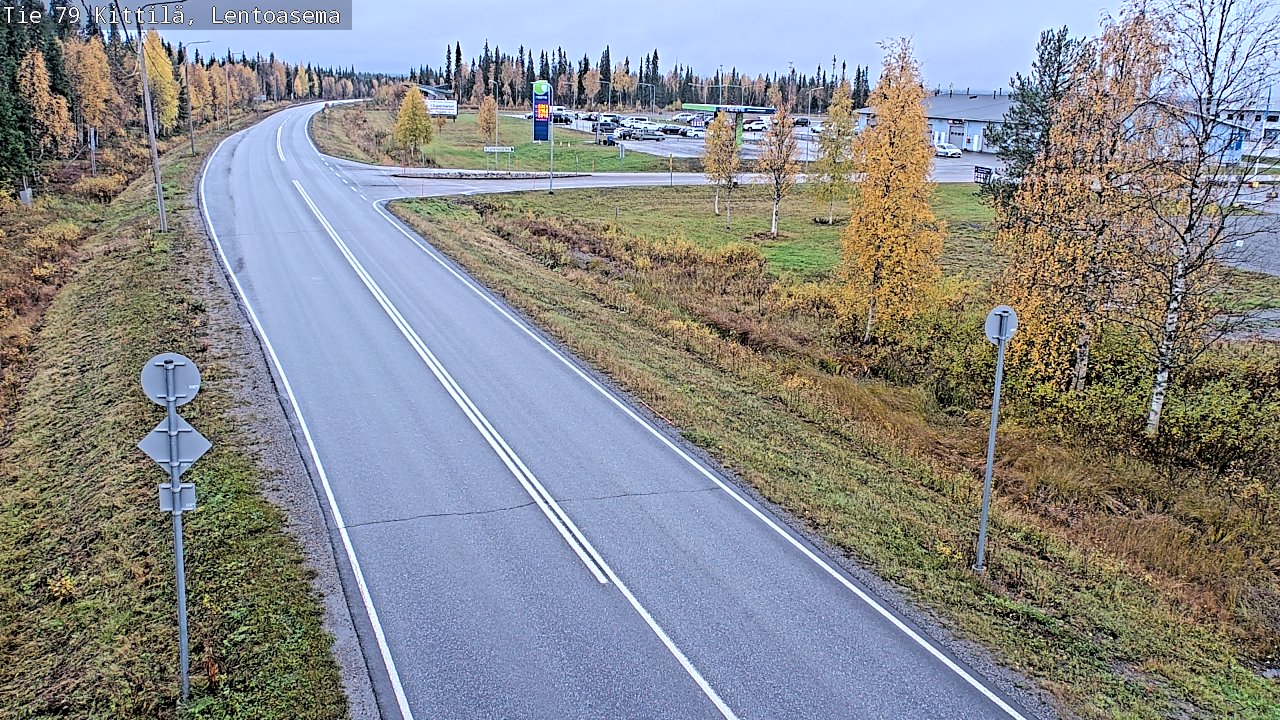 Kelikamerat Kuva Tie 79 Kittilä, Lentoasema, Kittilä, Lappi