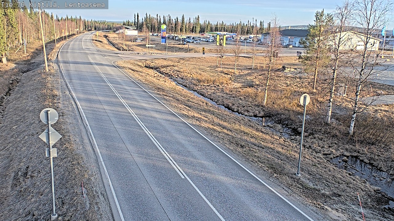 Kelikamerat Kuva Tie 79 Kittilä, Lentoasema, Kittilä, Lappi