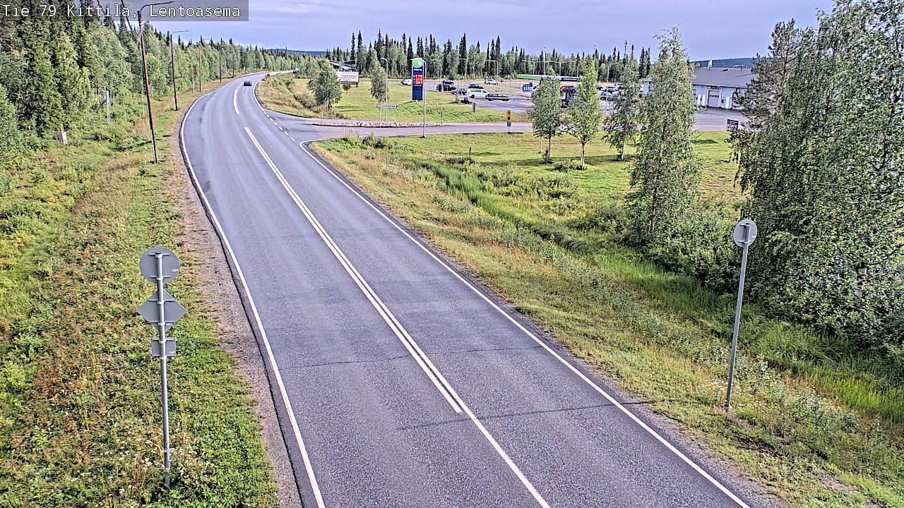 Kelikamerat Kuva Tie 79 Kittilä, Lentoasema, Kittilä, Lappi