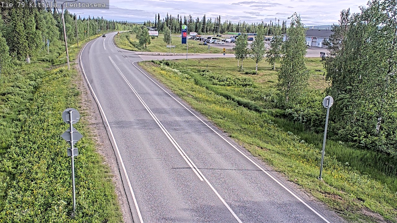 Kelikamerat Kuva Tie 79 Kittilä, Lentoasema, Kittilä, Lappi