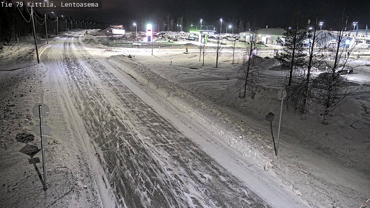 Kelikamerat Kuva Tie 79 Kittilä, Lentoasema, Kittilä, Lappi