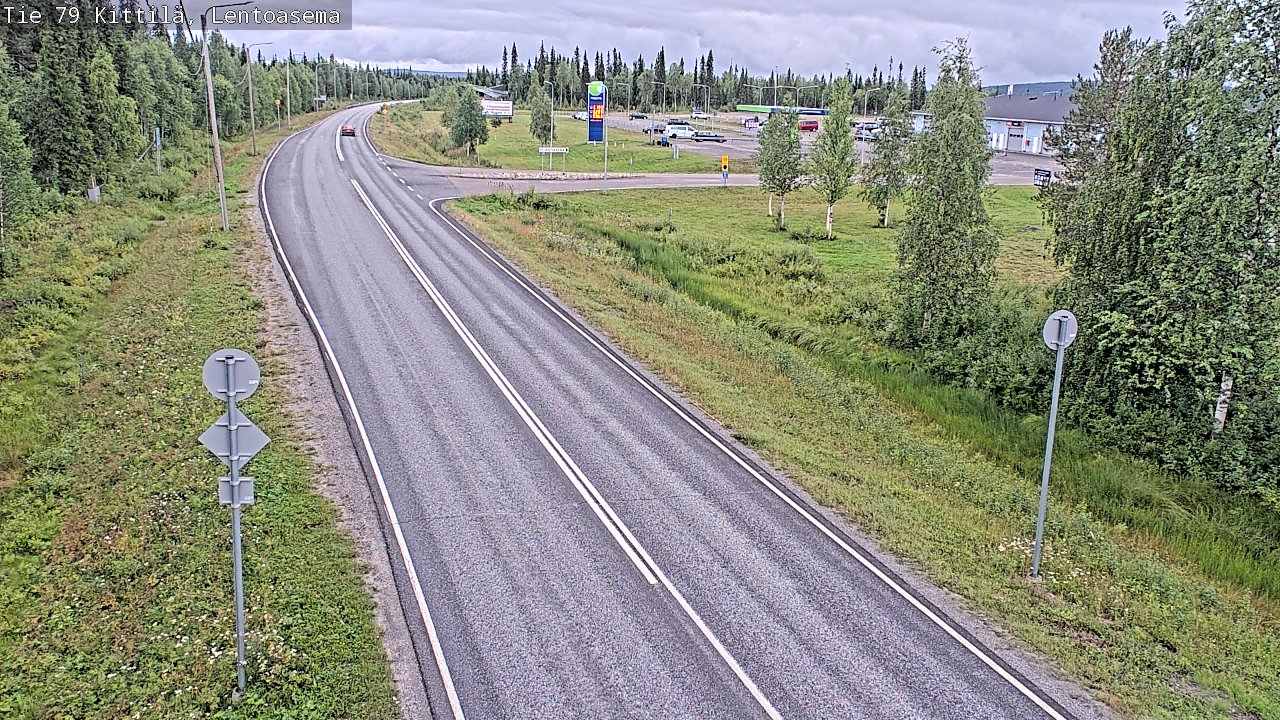 Kelikamerat Kuva Tie 79 Kittilä, Lentoasema, Kittilä, Lappi
